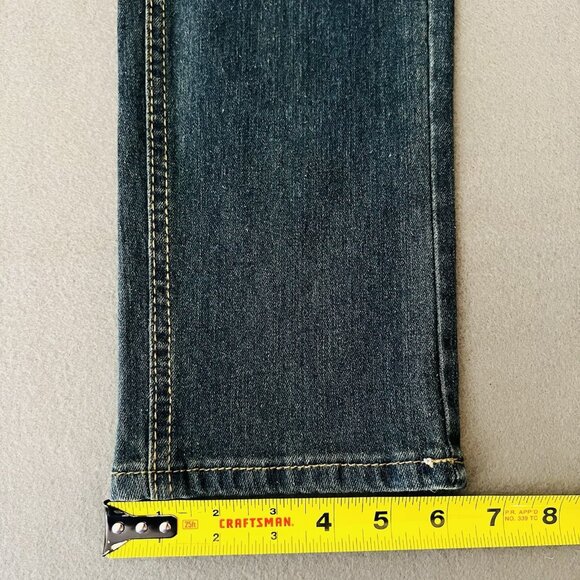 NWT Vintage Genes Men's Slim Fit Jeans Sz 28x30 Slim Leg Dark Blue Stretch Denim - Picture 11 of 14